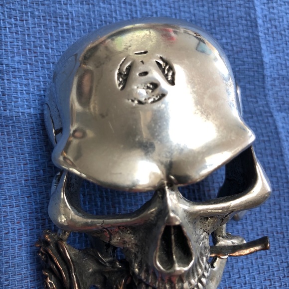 Belt buckle:English pewter alcheimist alchemy